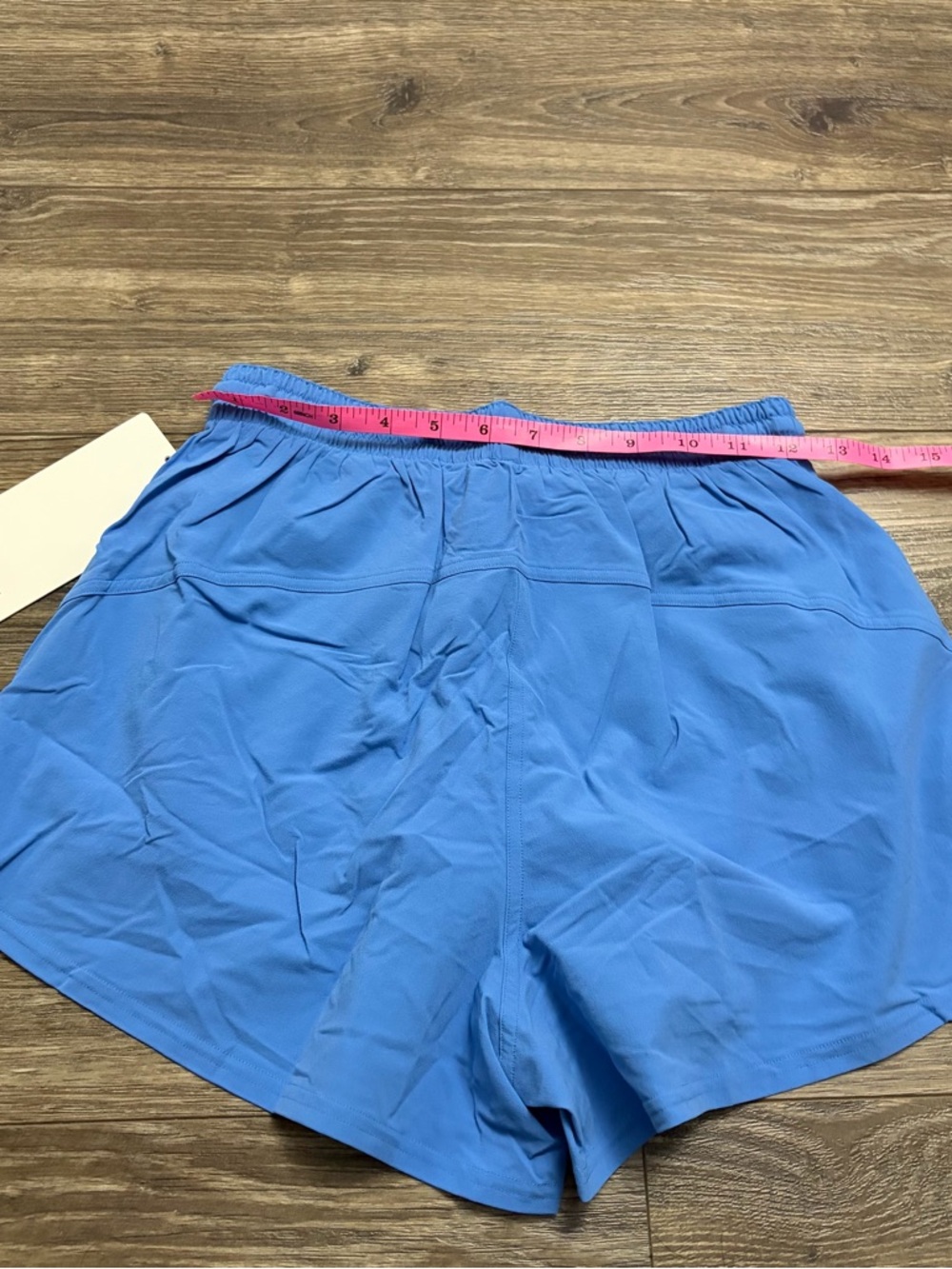 NWT Lululemon Court Rival High-Rise Short 3" (Pool Party/White) Size 4 - Picture 10 of 10